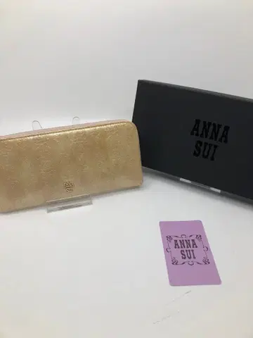 ANNA SUI 골드 장지갑