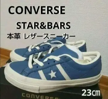 새상품 16500엔 CONVERSE 컨버스 스니커즈 스타&바즈 천연 가죽