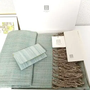 유키 오쿠준 유키쓰무기 마와토 쇼루 실크 100% & 카드 홀더 레어