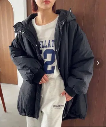 andme 나일론 오버 사이즈 몬스터 후드티 자켓