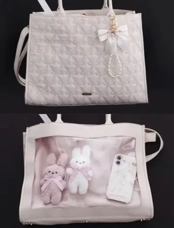 Maison de FLEUR Web 한정판 토트백 핑크