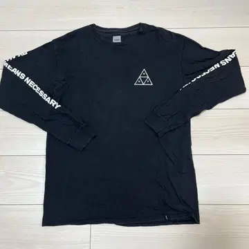 HUF 블랙 M 긴팔 티셔츠