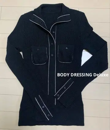 바디 드레싱 라메 혼방 라인 사용 디자인 니트 38