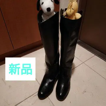 롱 부츠 블랙 23.5 새상품