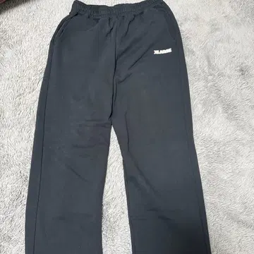XLARGE 블랙 스웨트 팬츠