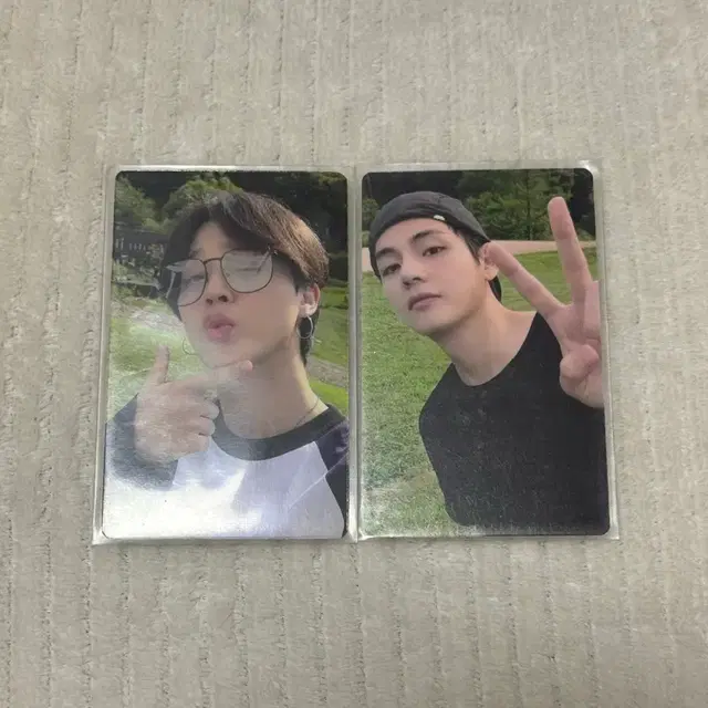 일괄가격)방탄포카/인더숲2 포카/지민/태형