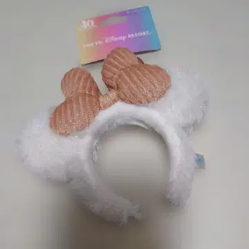 미사용 새상품 40주년 디즈니 미니 머리띠 키체인 키링