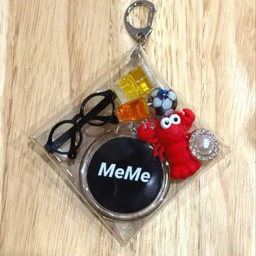 SnowMan 파우치 키링 메메