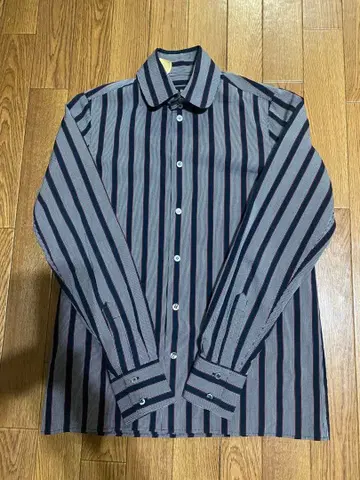 [ APC ] 셔츠 프랑스제 사이즈 38 빨흰 네이비 스트라이프