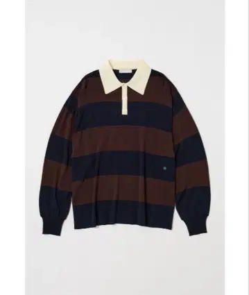 마우지 보더 니트 피케 셔츠 새상품급