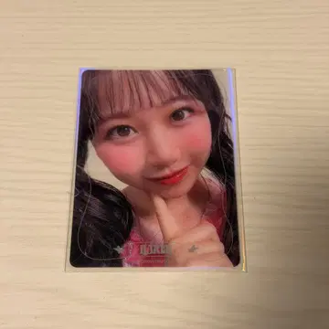 마츠모토 카렌 클리어 트레이딩 카드 FRUITS ZIPPER