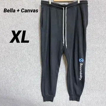 해외 구제 의류 [ Bella + Canvas ] 블랙 조거 팬츠 XL