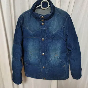 [ 레어템 ] 론 헤르만 데님 네이비 콘초 다운 자켓 S