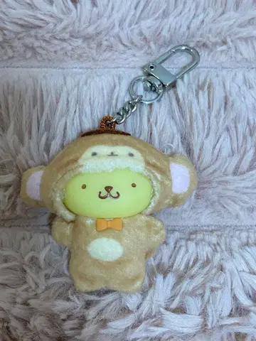 꼬물꼬물 스트랩 폼폼푸딩 원숭이