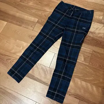 [파리게이츠] 네이비 계열 체크 팬츠 사이즈 0