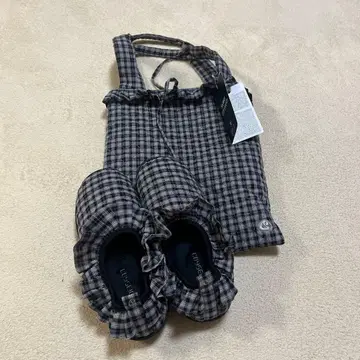 SUBU COYSEIO FLUFF CHECK PADDING SHOES