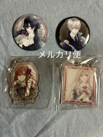 뱀파이어 기사 원화전 혜택 캔뱃지 아크릴 키링 쿠루루기 레이 유키