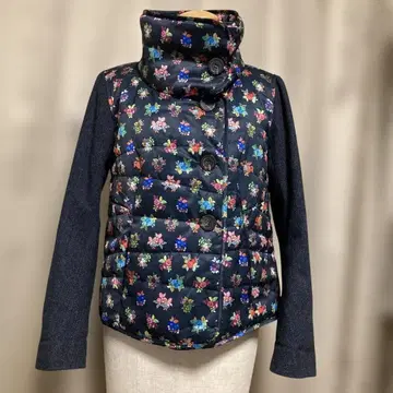 큐브큐브 꽃무늬 퀼팅 자켓