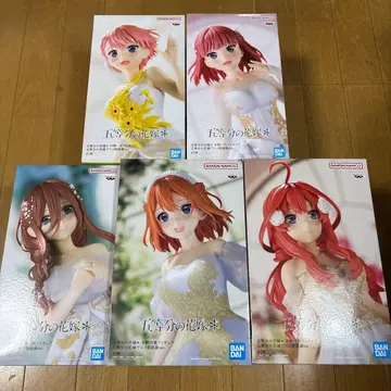 5등분의 신부 피규어 5개 세트