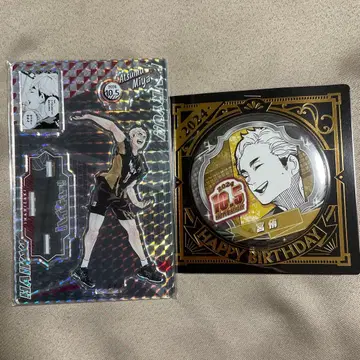 하이큐 미야 아츠무 명장면 디오라마 피규어&벌스데이 캔뱃지 2024년