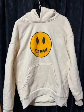 drew house 스마일리 페이스 후드티 L