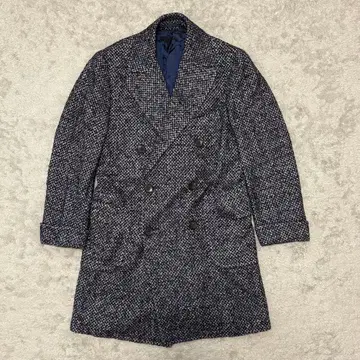 DRAPERS 트위드 체스터 코트 더블 고급 원단 남성용 CA68