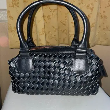 OSAM 블랙 뜨개질 핸드백