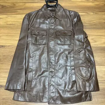 아틀리에 서브 가죽 자켓 소가죽 브라운