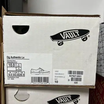 VANS Og Authentic Lx 10.0 Canvas Navy