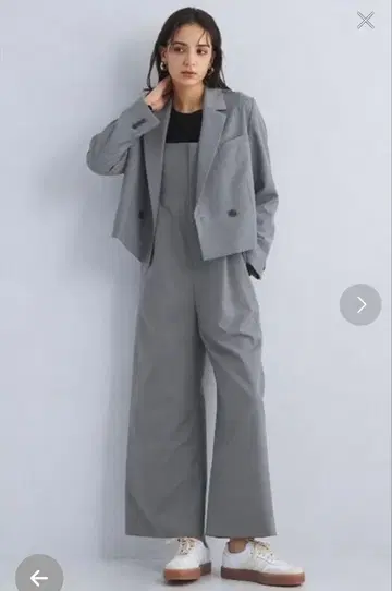 그린 라벨 트윌 베어 올인원 그레이 short 사이즈