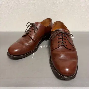 [ 새상품급 ] REGAL 플레인토 가죽 신발 23.5cm 브라운