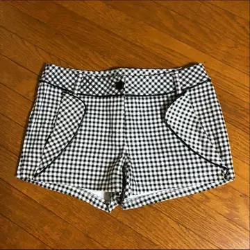 체크 숏팬츠