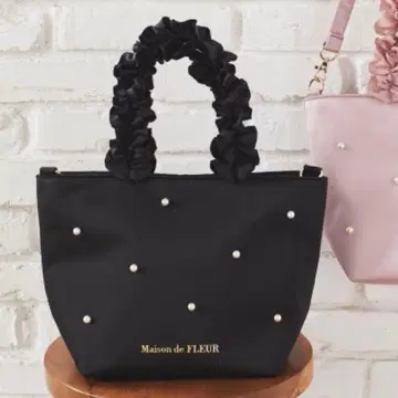 Maison de FLEUR 메종 드 플뢰르 백 블랙 펄