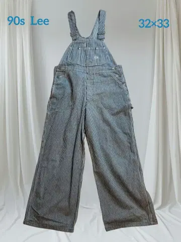 90s Lee 오버롤 0294 히코리 32 x 33