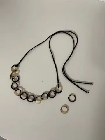 hoa chanh 초커 목걸이 반지 이어커프