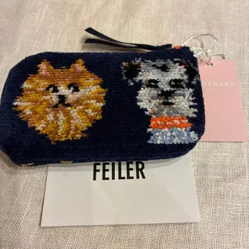 [ 미사용 새상품 ] FEILER 러브리바이페이러 파우치 도기