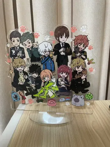 빅 캐릭터 아크릴 스탠드 월드 트리거 고양이와 캐릭터