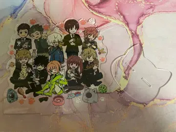 빅 캐릭터 아크릴 스탠드 월드 트리거 고양이와 캐릭터