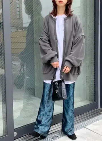 4way 데미지 멀티웨이 쭈리 맨투맨