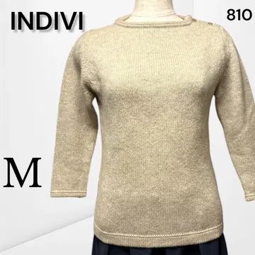 [인디비] 울 x 캐시미어 니트 풀오버 출퇴근 데일리