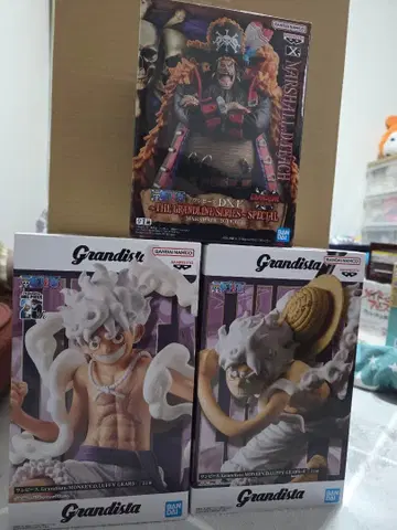 원피스 Grandista 루피 피규어 세트 검은 수염