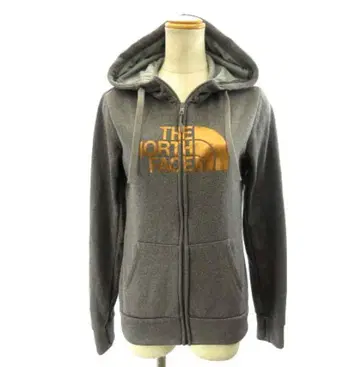 THE NORTH FACE 빅 로고 풀 집업 안감 플리스 그레이