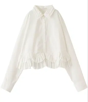 LILLIAN CARAT 프릴 페플럼 셔츠