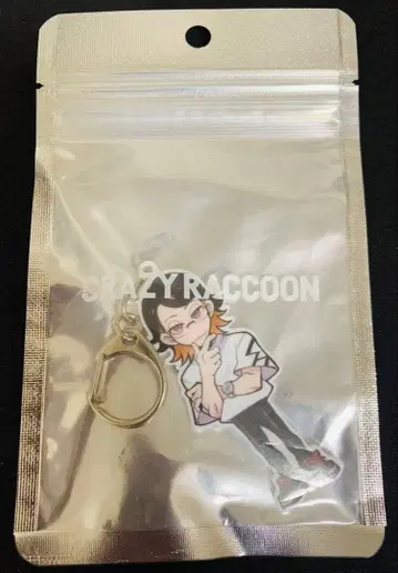 [ 미개봉 새상품 ] Crazy Raccoon 아크릴 키링 SHAKA
