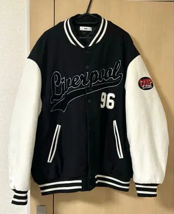 [ WEGO ] 멜톤 와펜 바시티 자켓