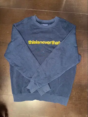 thisisneverthat 크루넥 맨투맨 네이비