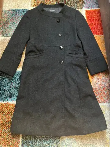 [ 새상품급! ] 보나조르나타 롱 코트 그레이 더블 버튼 체스터 코트