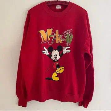 빈티지 미키마우스 구제 의류 맨투맨 USA