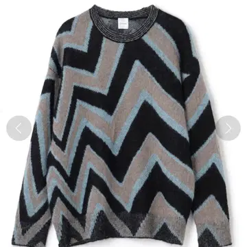 [ Paul Smith ] 모헤어 니트 지그재그