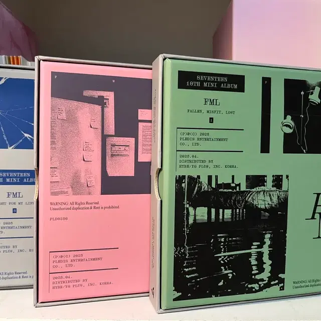 세븐틴 FML 앨범(포카제외)